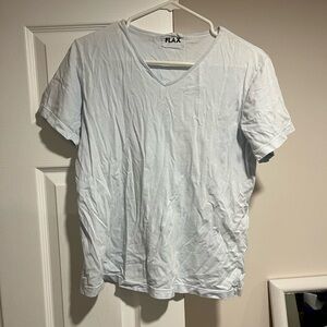 FLAX t shirt light blue